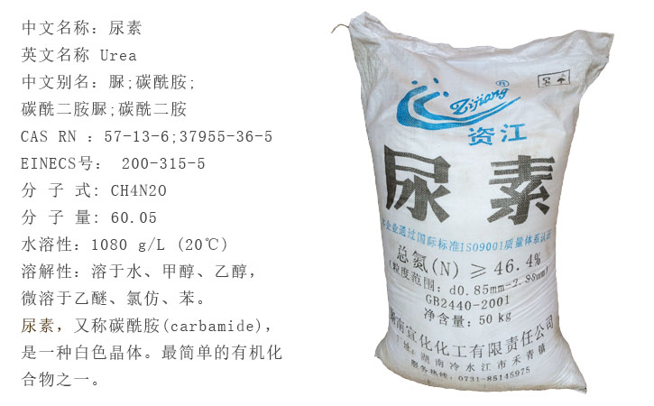 資(zī)江牌尿(niao)素