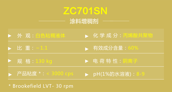 塗料(liao)增稠劑ZC701SN